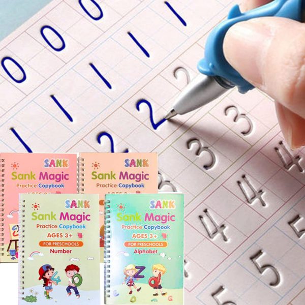 Magic Kids Practice Books - Handwriting & Learning (4 Pack)
