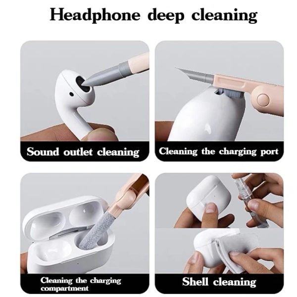 Multifunctional 7-in-1 Keyboard Cleaning Kit - Keyboard, Earphone & Device Cleaning