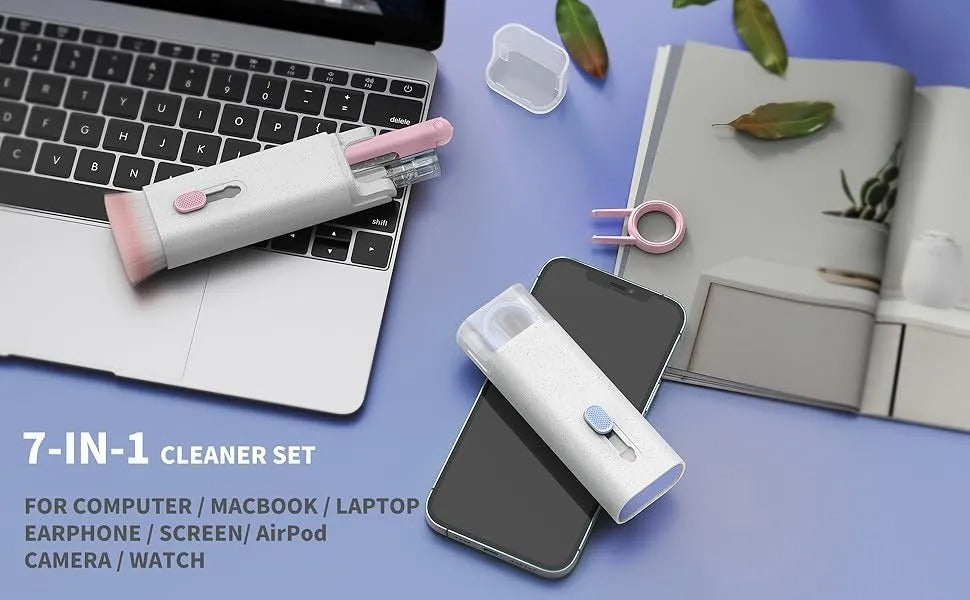 Multifunctional 7-in-1 Keyboard Cleaning Kit - Keyboard, Earphone & Device Cleaning